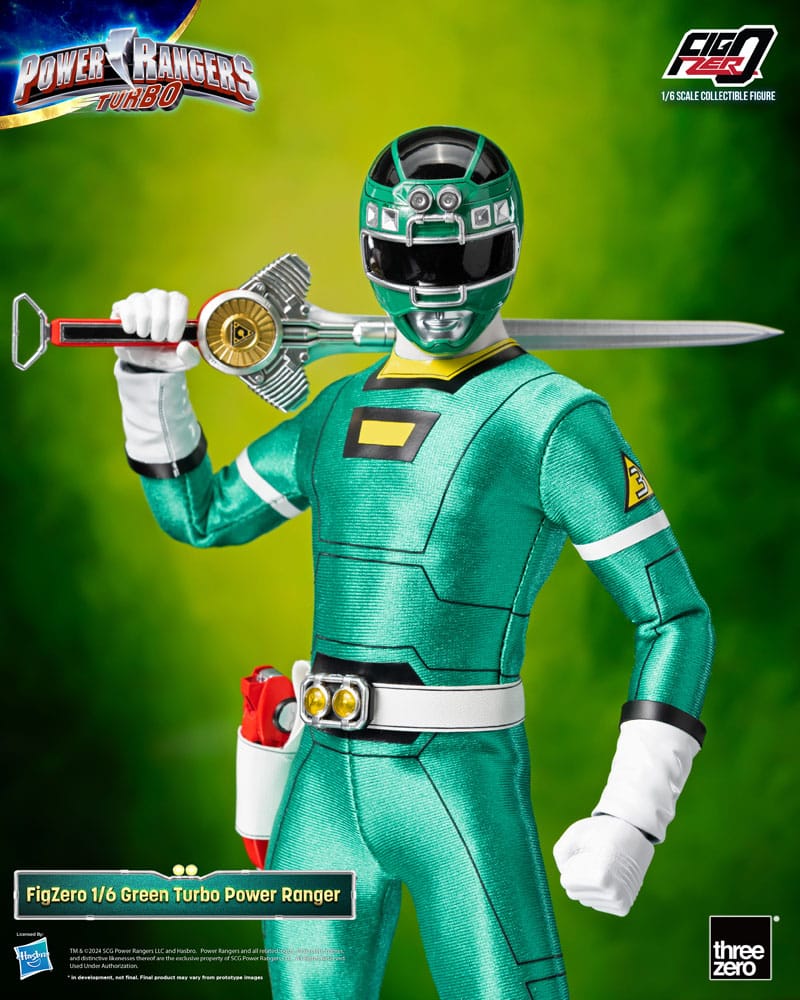 Power Rangers Turbo Figura FigZero 1/6 Green Turbo Power Ranger 30 cm