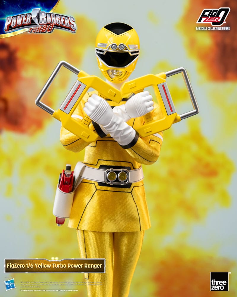 Power Rangers Turbo Figura FigZero 1/6 Yellow Turbo Power Ranger 30 cm