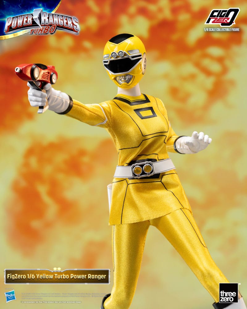 Power Rangers Turbo Figura FigZero 1/6 Yellow Turbo Power Ranger 30 cm