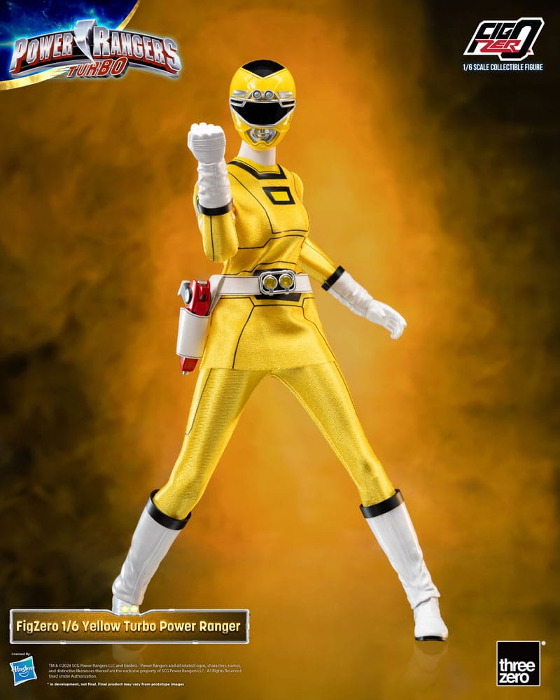 Power Rangers Turbo Figura FigZero 1/6 Yellow Turbo Power Ranger 30 cm
