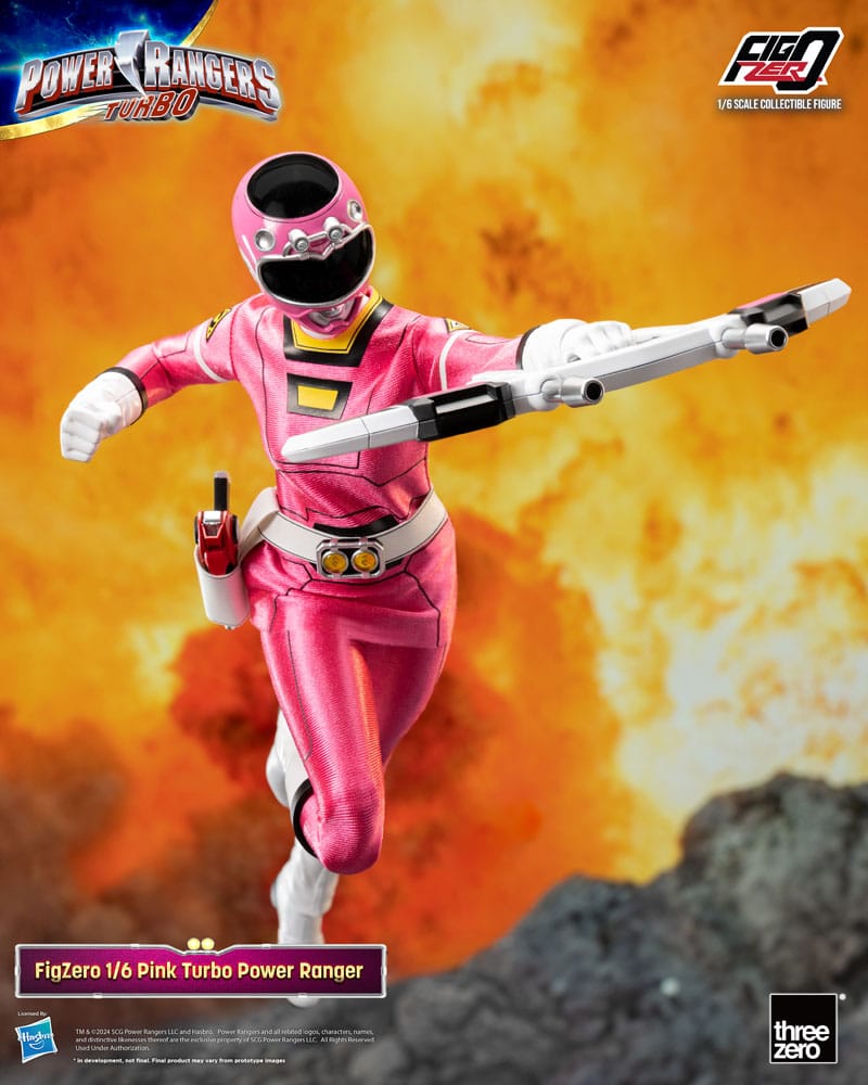 Power Rangers Turbo Figura FigZero 1/6 Pink Turbo Power Ranger 30 cm