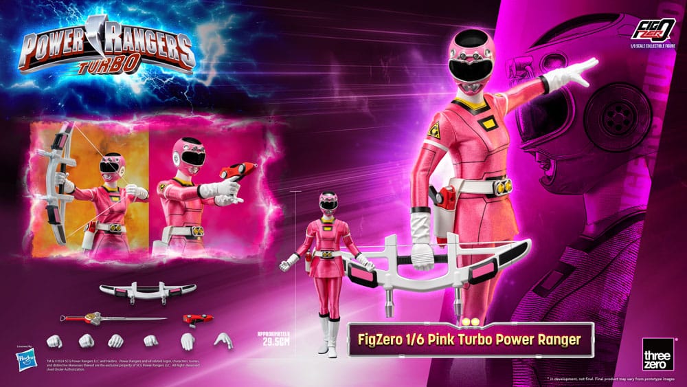 Power Rangers Turbo Figura FigZero 1/6 Pink Turbo Power Ranger 30 cm