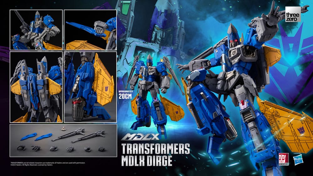 Transformers Figura MDLX Dirge 20 cm