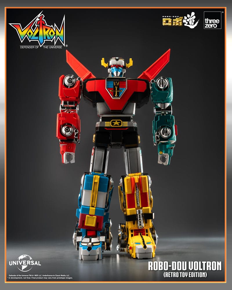 Voltron: Defender of the Universe Figura Robo-Dou Voltron Retro Toy Edition 27 cm Frikytopia