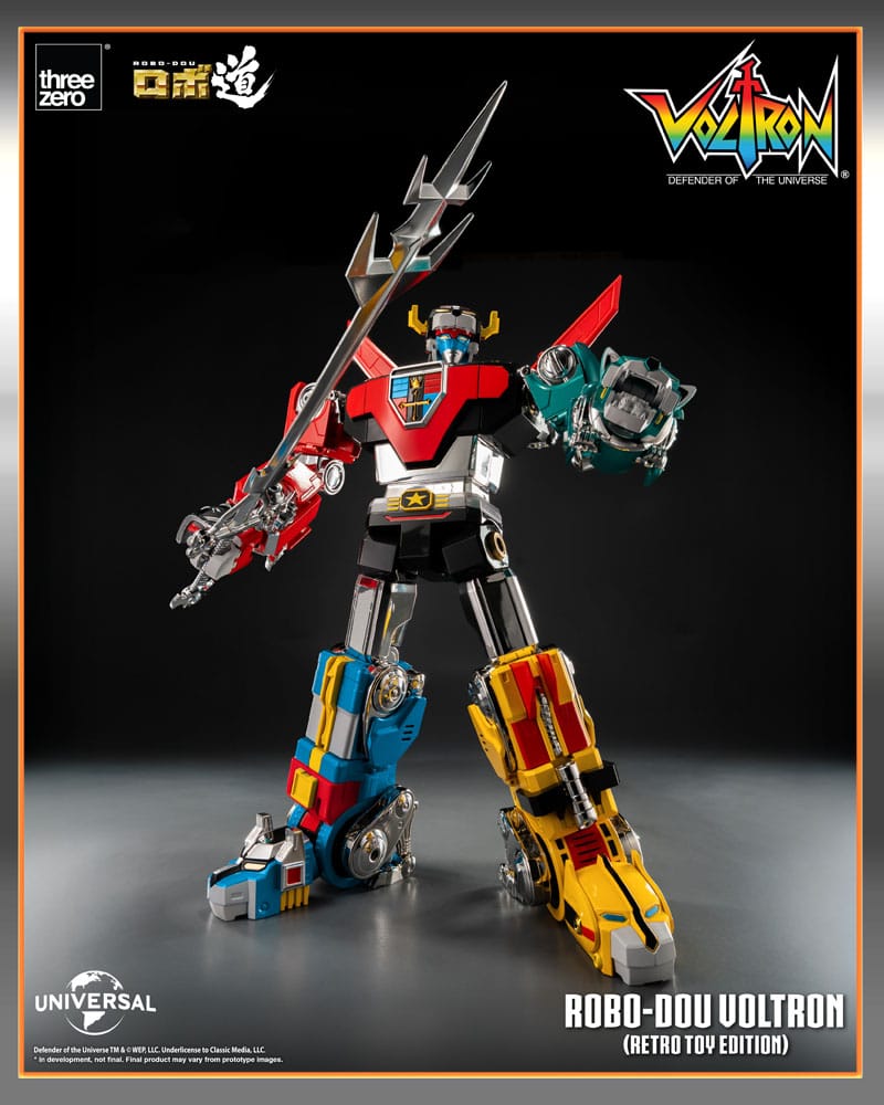 Voltron: Defender of the Universe Figura Robo-Dou Voltron Retro Toy Edition 27 cm