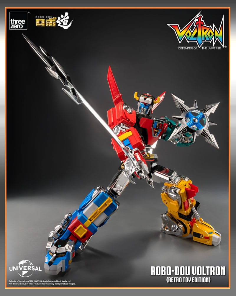 Voltron: Defender of the Universe Figura Robo-Dou Voltron Retro Toy Edition 27 cm
