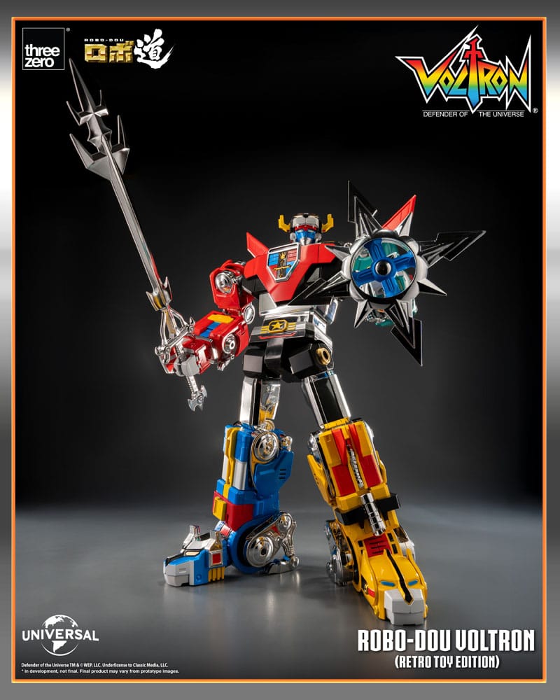 Voltron: Defender of the Universe Figura Robo-Dou Voltron Retro Toy Edition 27 cm