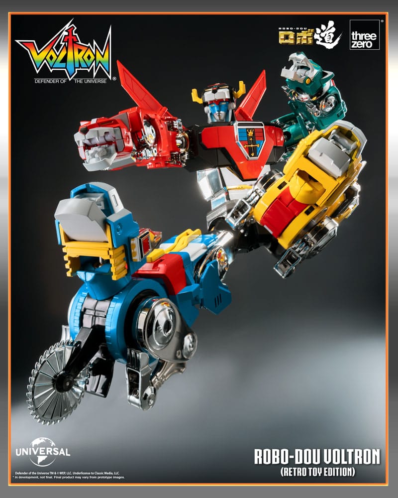 Voltron: Defender of the Universe Figura Robo-Dou Voltron Retro Toy Edition 27 cm
