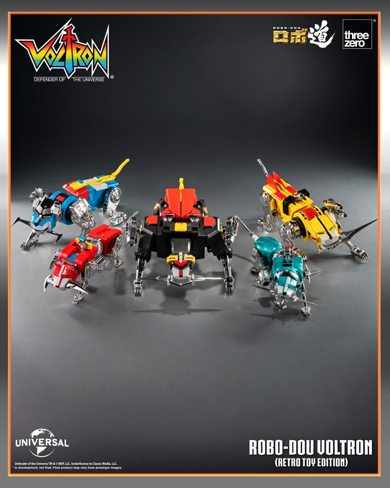 Voltron: Defender of the Universe Figura Robo-Dou Voltron Retro Toy Edition 27 cm