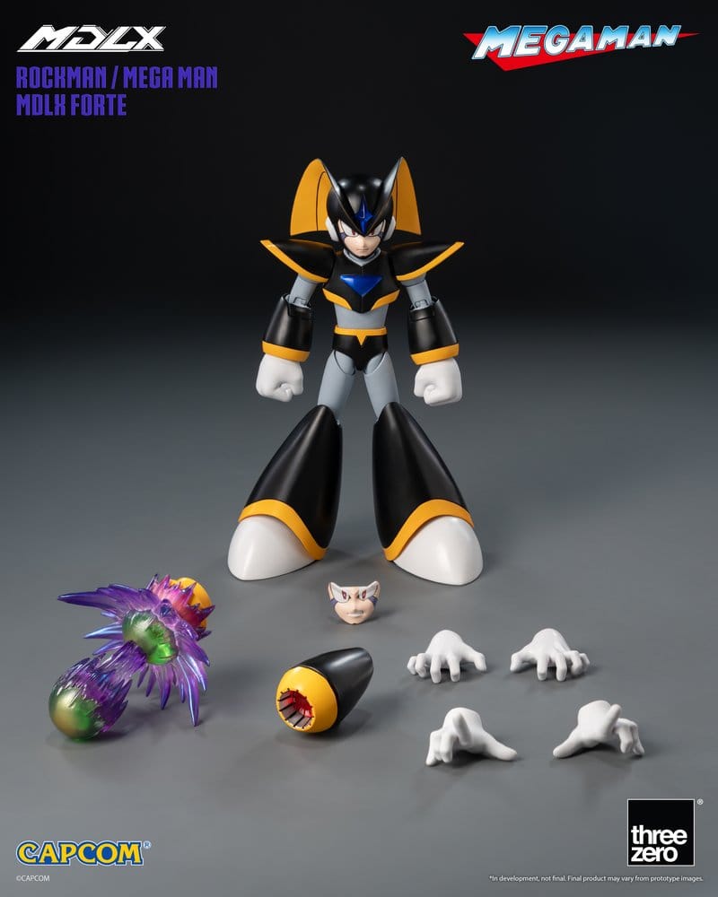 Mega Man Figura MDLX Rockman / Mega Man Forte 10 cm
