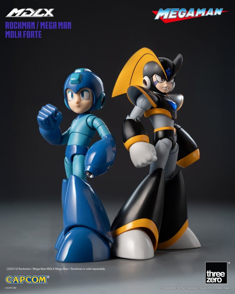 Mega Man Figura MDLX Rockman / Mega Man Forte 10 cm