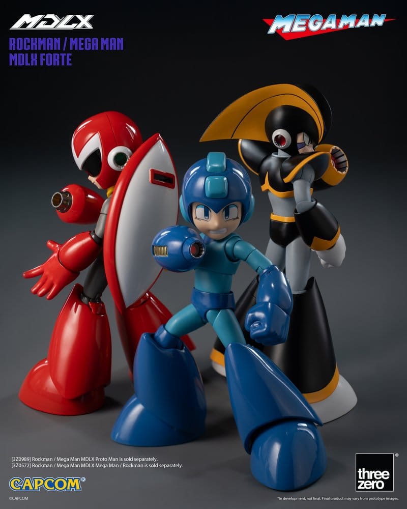 Mega Man Figura MDLX Rockman / Mega Man Forte 10 cm