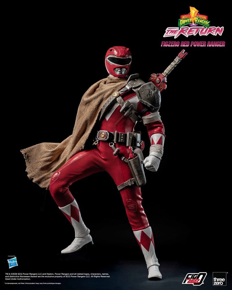 Mighty Morphin Power Rangers: The Return FigZero Figura 1/6 Red Power Ranger 31 cm