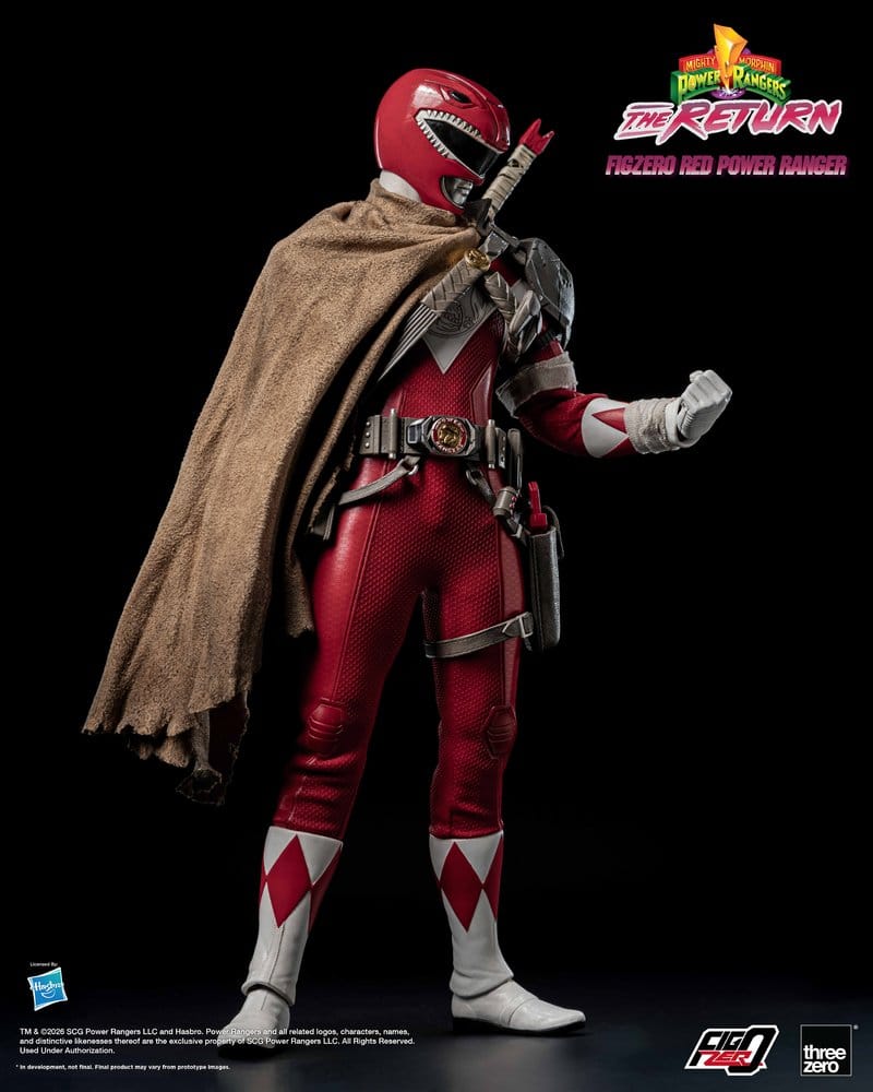 Mighty Morphin Power Rangers: The Return FigZero Figura 1/6 Red Power Ranger 31 cm