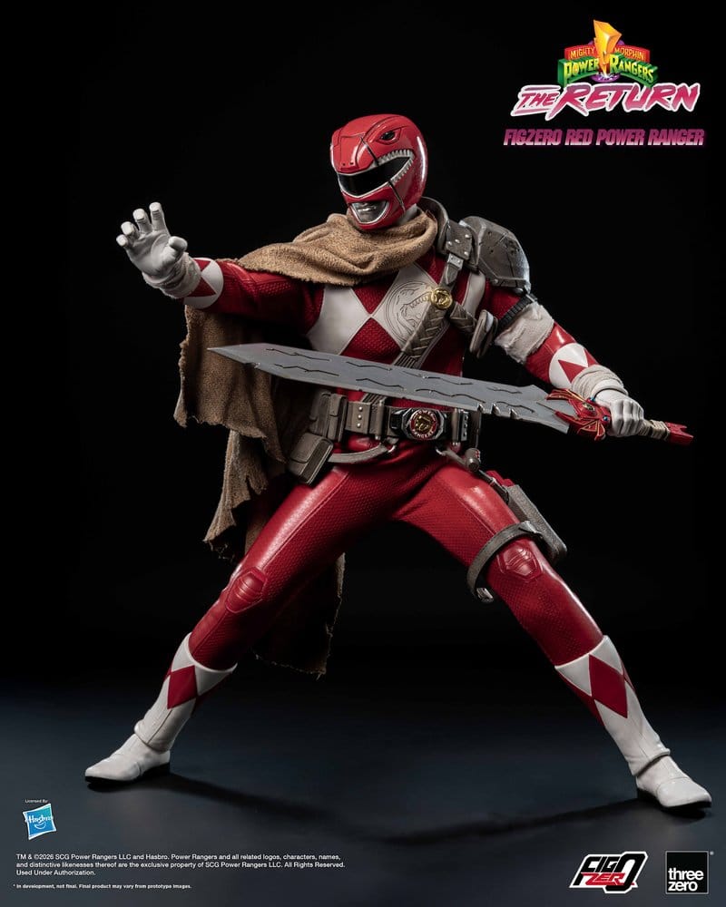 Mighty Morphin Power Rangers: The Return FigZero Figura 1/6 Red Power Ranger 31 cm