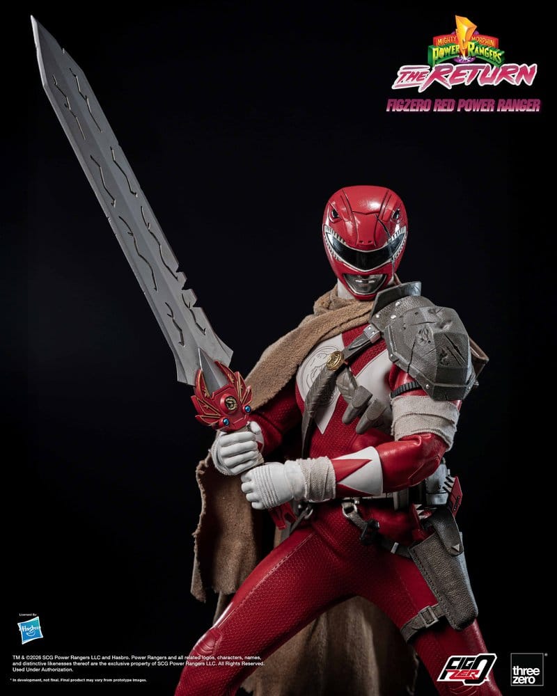 Mighty Morphin Power Rangers: The Return FigZero Figura 1/6 Red Power Ranger 31 cm