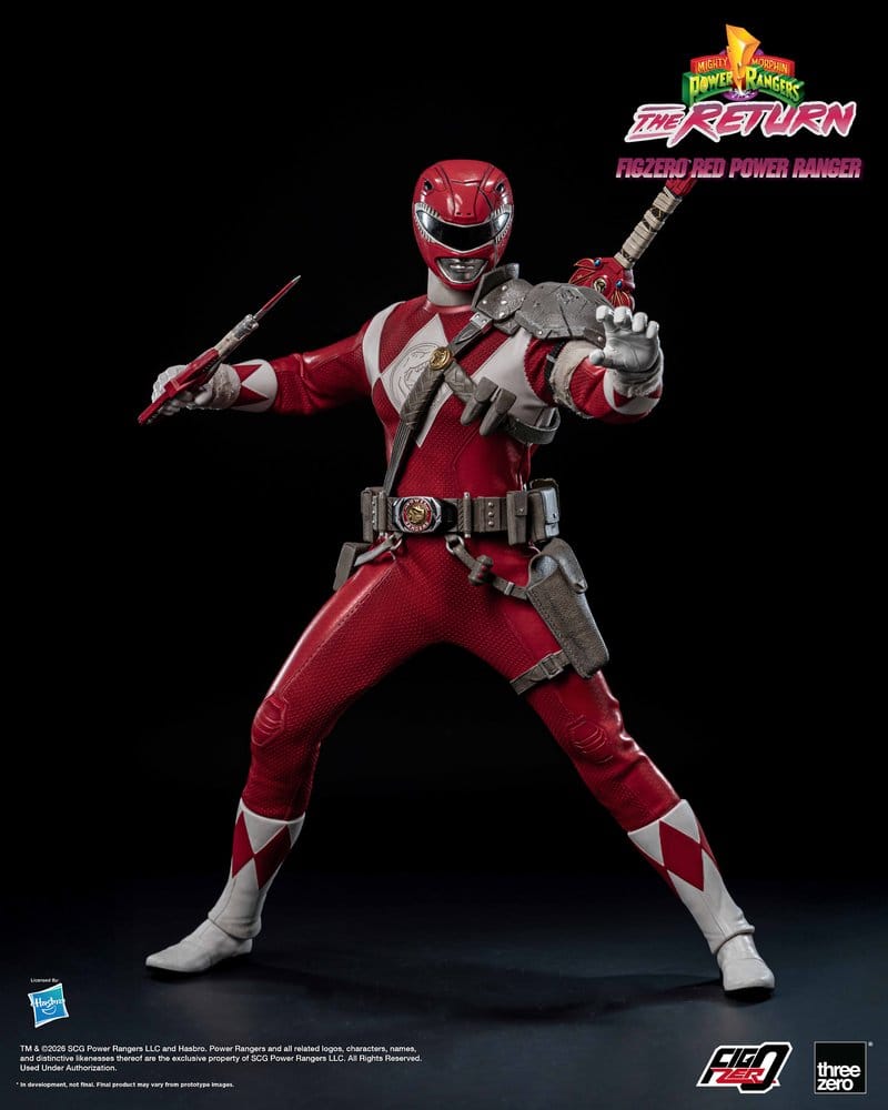 Mighty Morphin Power Rangers: The Return FigZero Figura 1/6 Red Power Ranger 31 cm