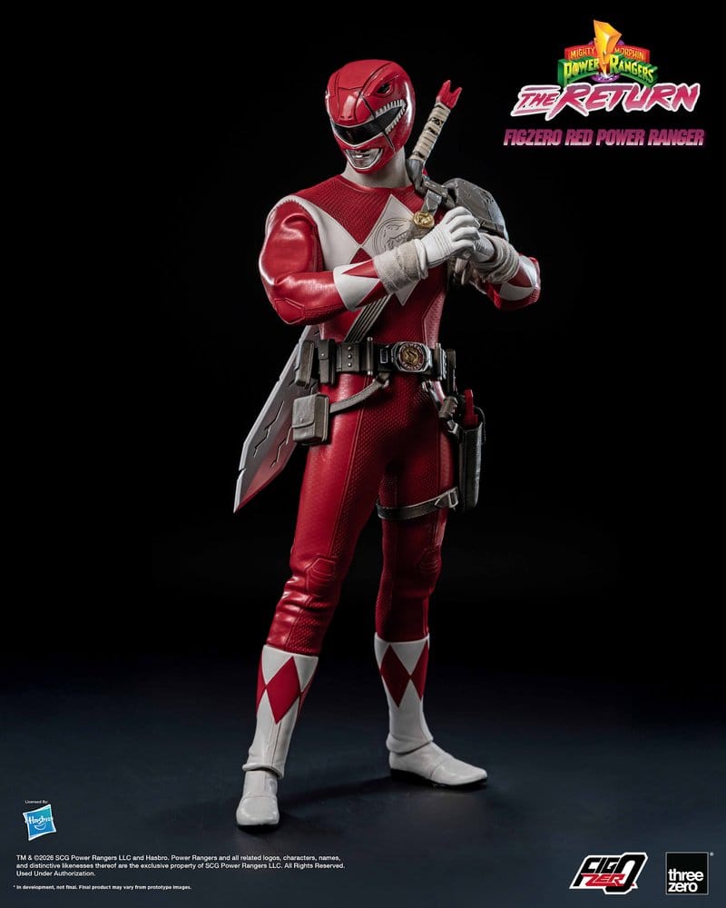 Mighty Morphin Power Rangers: The Return FigZero Figura 1/6 Red Power Ranger 31 cm