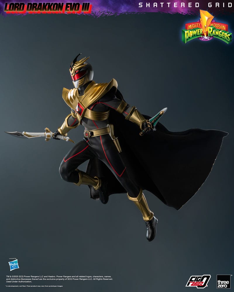 MMPR SHATTERED GRID LORD DRAKKON EVO III 1/6 AF