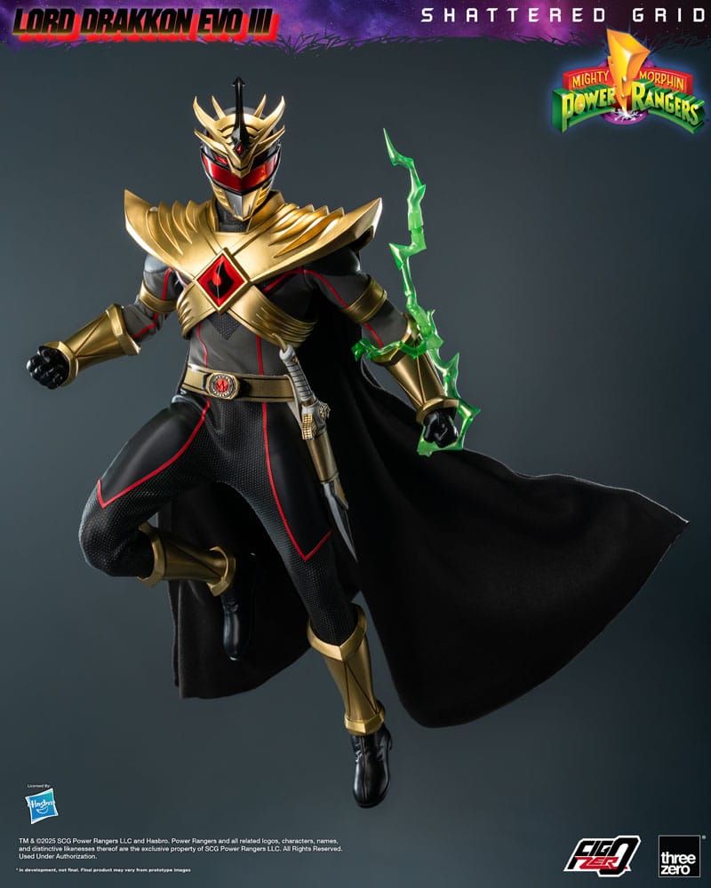 MMPR SHATTERED GRID LORD DRAKKON EVO III 1/6 AF
