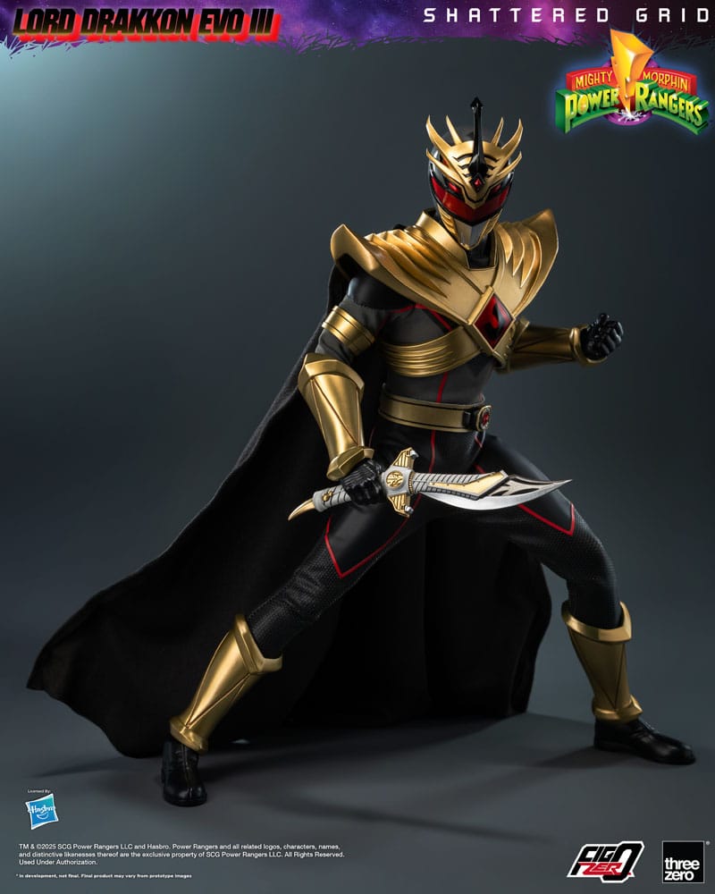 MMPR SHATTERED GRID LORD DRAKKON EVO III 1/6 AF
