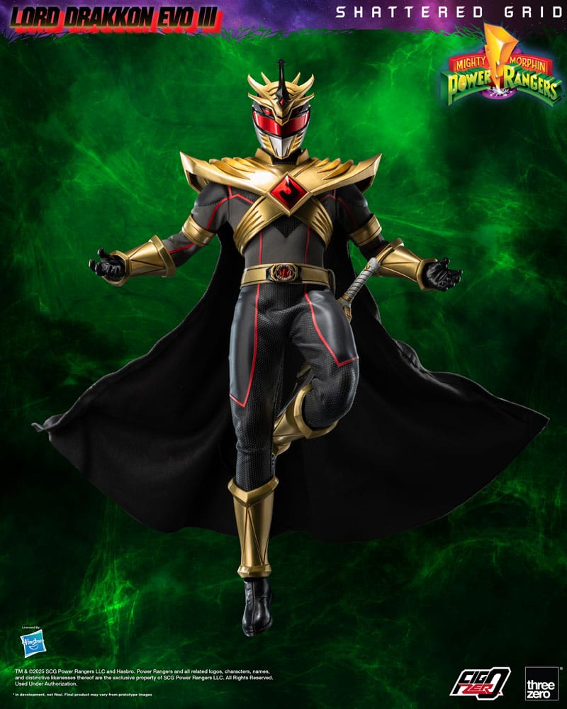 MMPR SHATTERED GRID LORD DRAKKON EVO III 1/6 AF