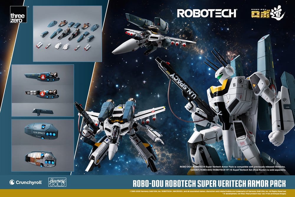 Robotech Robo-Dou Set de Accesorios Super Veritech Armor Pack