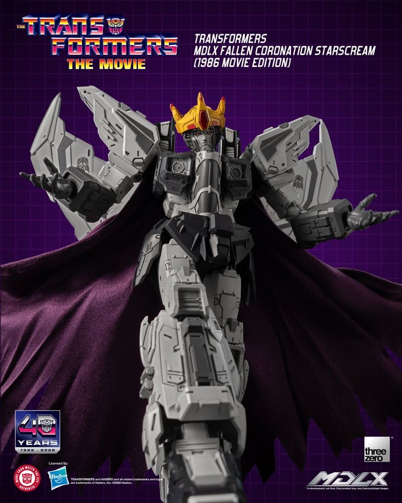 Transformers MDLX Figura Fallen Coronation Starscream (1986 Movie Edition) 20 cm