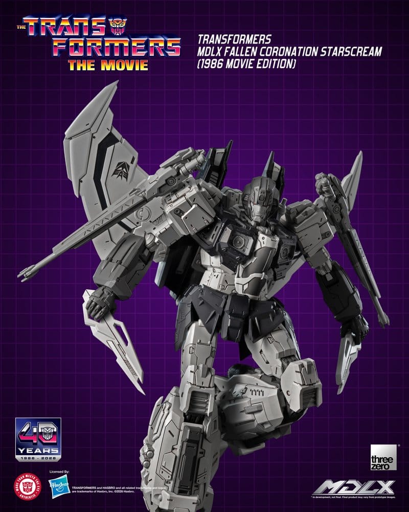 Transformers MDLX Figura Fallen Coronation Starscream (1986 Movie Edition) 20 cm