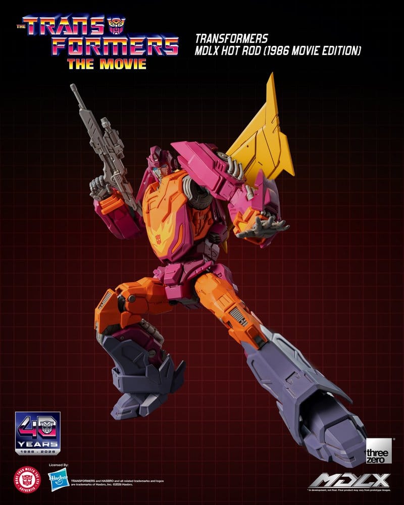Transformers Figura MDLX Hot Rod (1986 Movie Edition) 18 cm