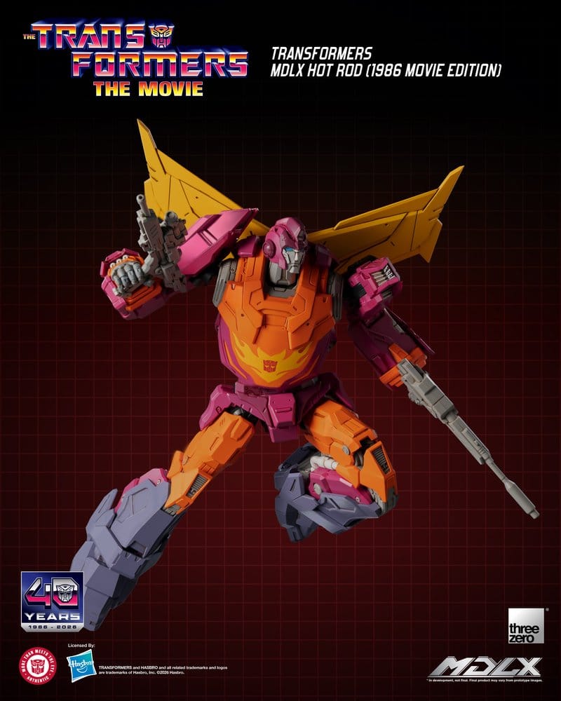 Transformers Figura MDLX Hot Rod (1986 Movie Edition) 18 cm