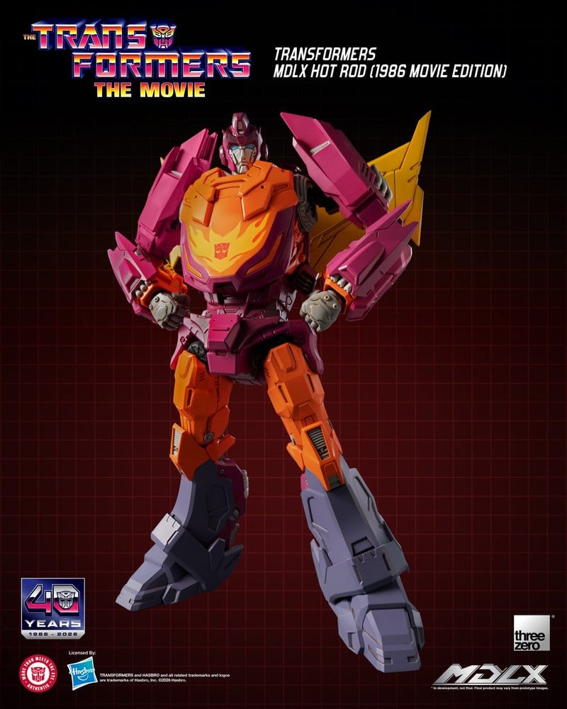 Transformers Figura MDLX Hot Rod (1986 Movie Edition) 18 cm