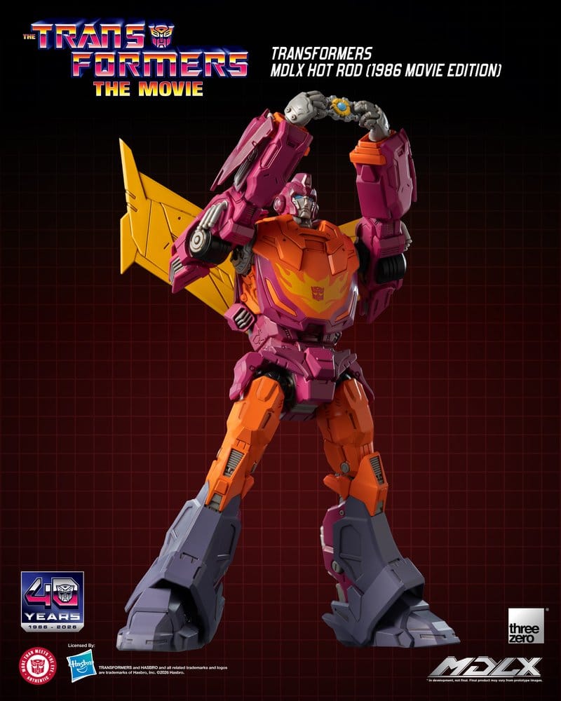 Transformers Figura MDLX Hot Rod (1986 Movie Edition) 18 cm