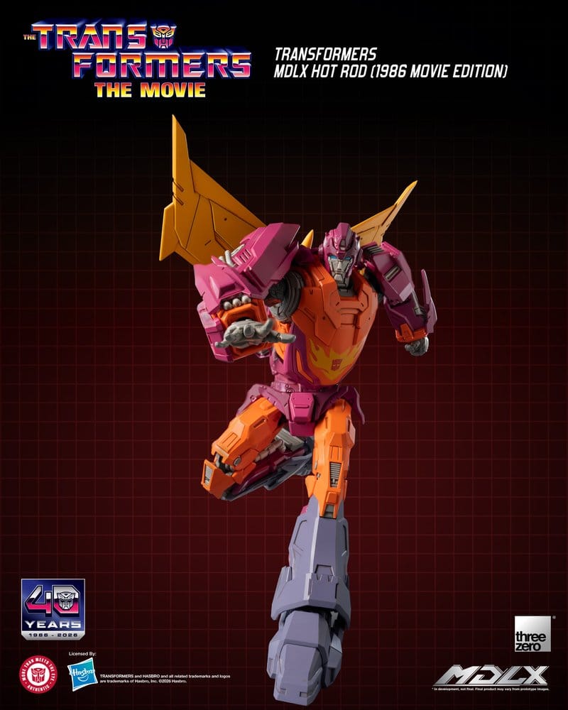 Transformers Figura MDLX Hot Rod (1986 Movie Edition) 18 cm