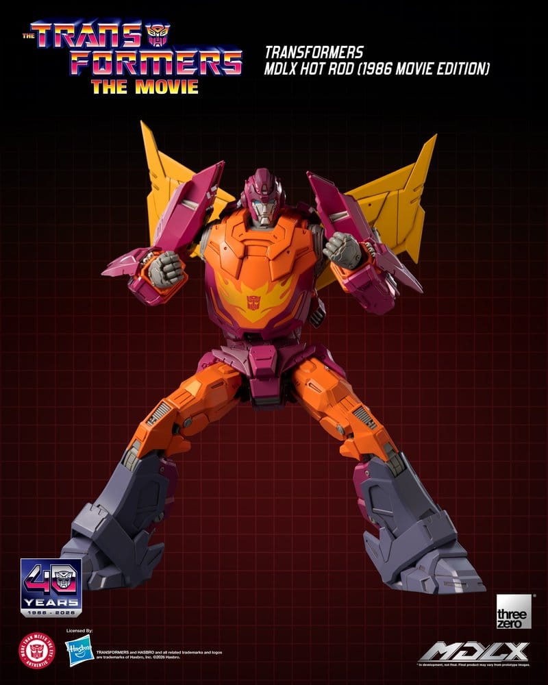 Transformers Figura MDLX Hot Rod (1986 Movie Edition) 18 cm