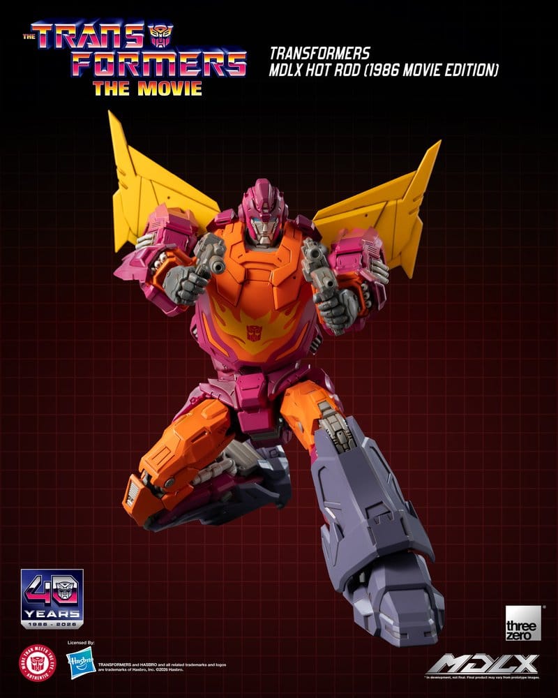 Transformers Figura MDLX Hot Rod (1986 Movie Edition) 18 cm