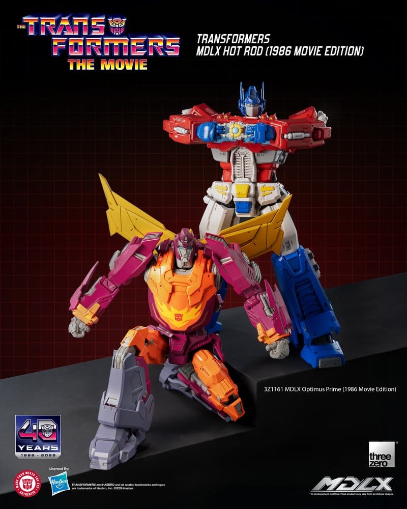 Transformers Figura MDLX Hot Rod (1986 Movie Edition) 18 cm