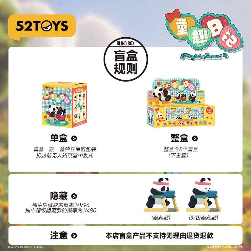 Panda Roll Figuras Blind Box Surtido Playful Journal 7 cm (8)