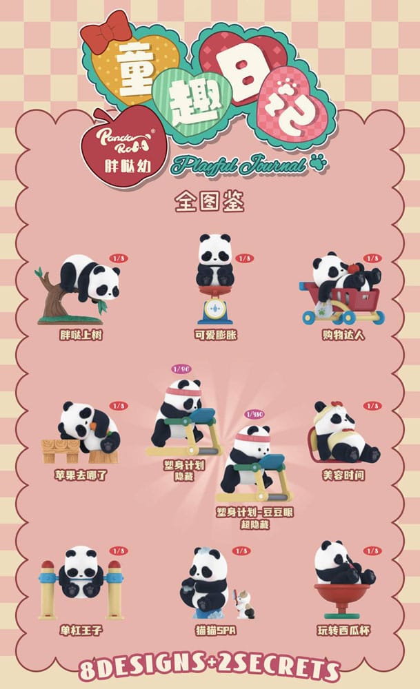 Panda Roll Figuras Blind Box Surtido Playful Journal 7 cm (8)