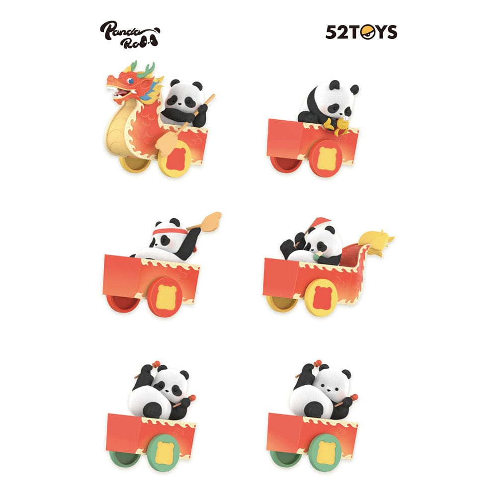 Panda Roll Figuras Blind Box Surtido Dragon Boat Racing 10 cm (4) Frikytopia