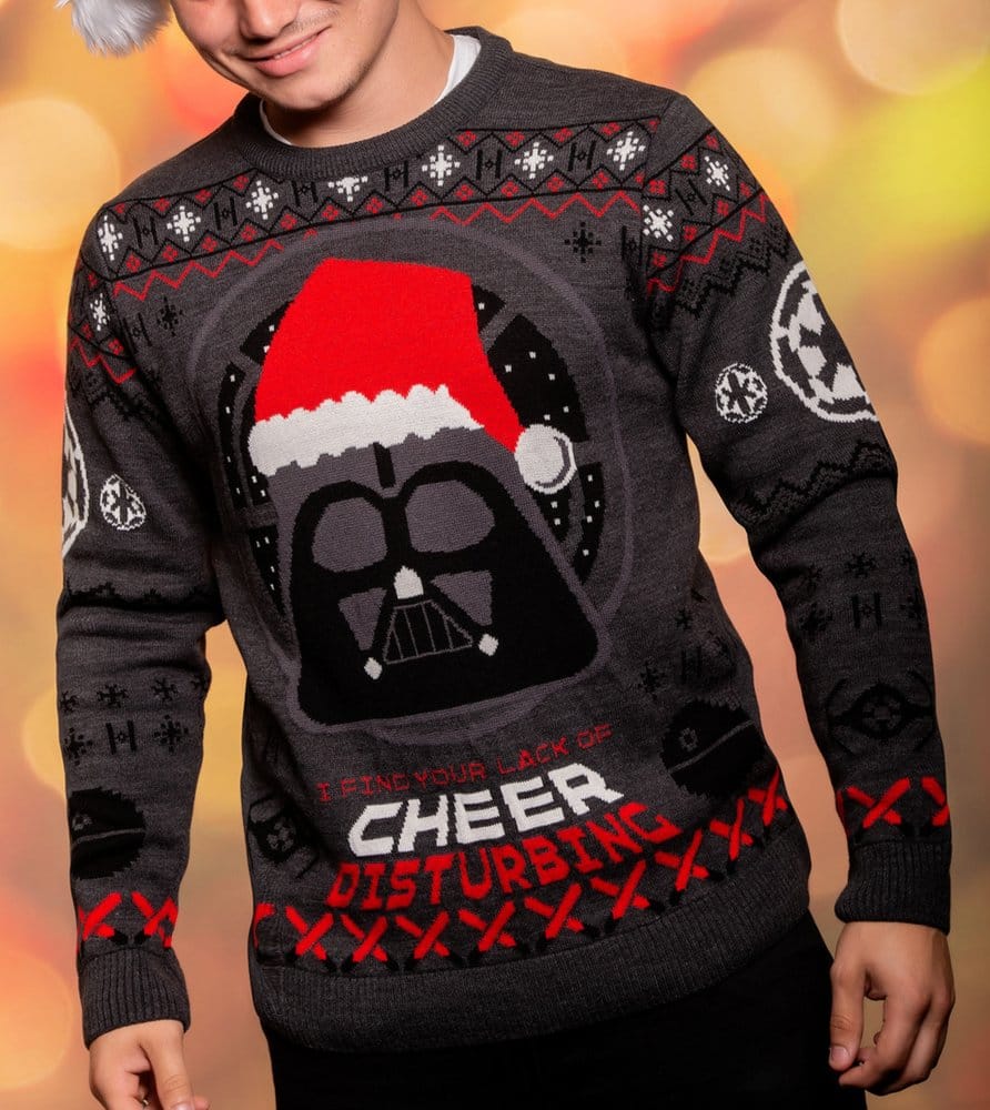 Star Wars Sudadera navideña Darth Vader Talla S