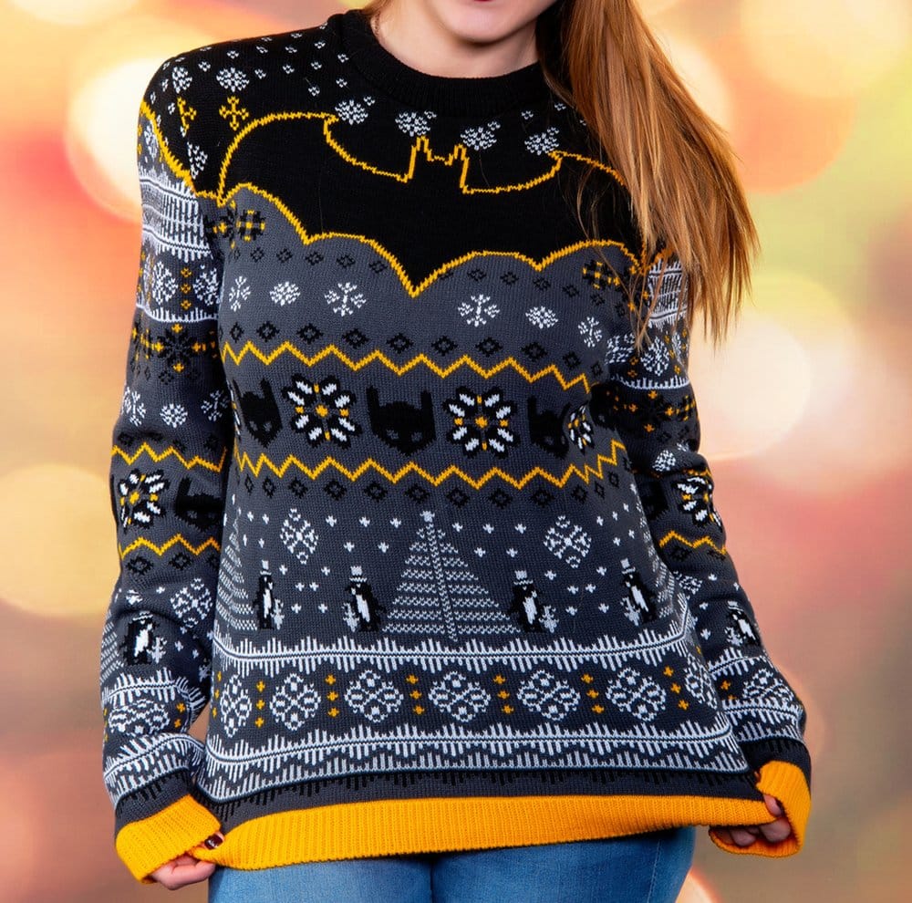 Batman Sudadera navideña Penguin Talla XS