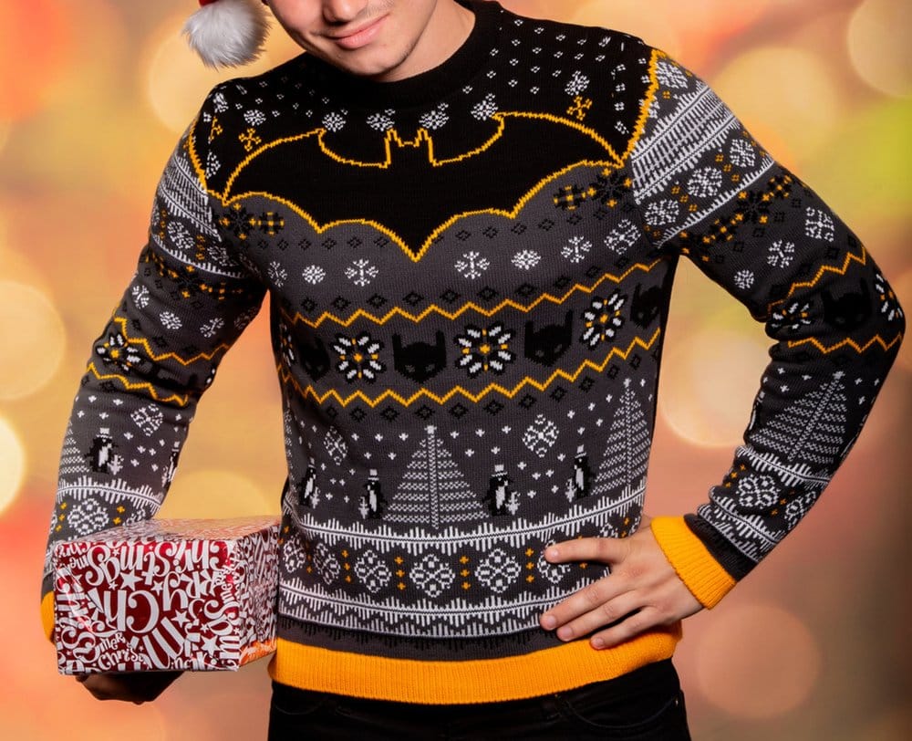 Batman Sudadera navideña Penguin Talla XXL