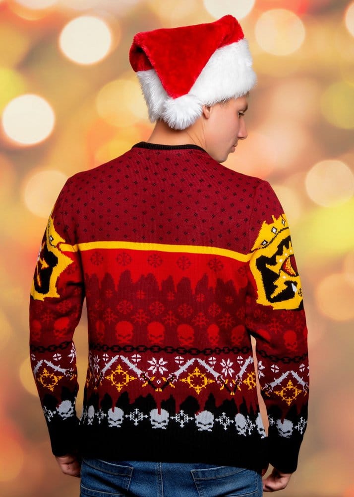 Warhammer 40,000 Sudadera navideña Chaos Talla S
