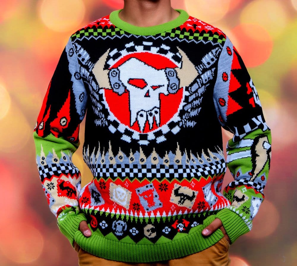 Warhammer 40,000 Sudadera navideña Ork Talla M