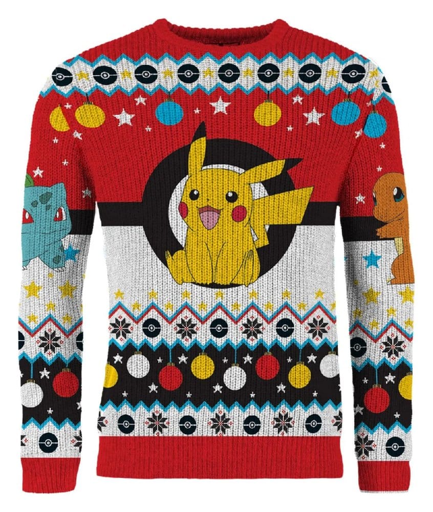 Pokémon Sudadera navideña Talla XXXL