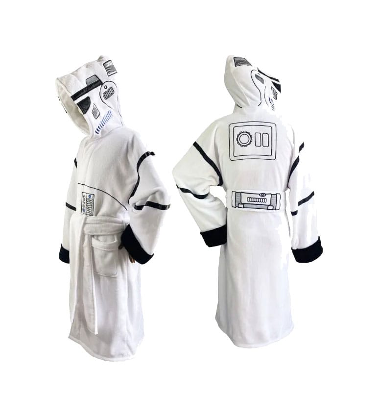 Star Wars Original Stormtrooper Albornoz Polar Hombre Stormtrooper White Frikytopia