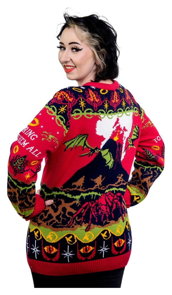 El Señor de los Anillos Sudadera navideña One Sweater To Rule Them All Talla XXXL Frikytopia
