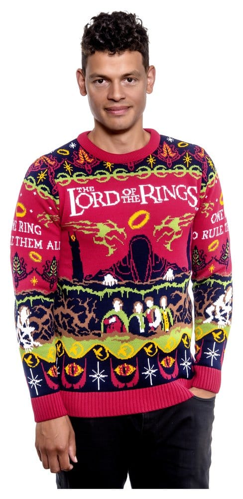 El Señor de los Anillos Sudadera navideña One Sweater To Rule Them All Talla XS