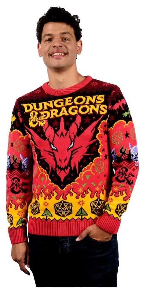 Dungeons & Dragons Sudadera navideña Talla S